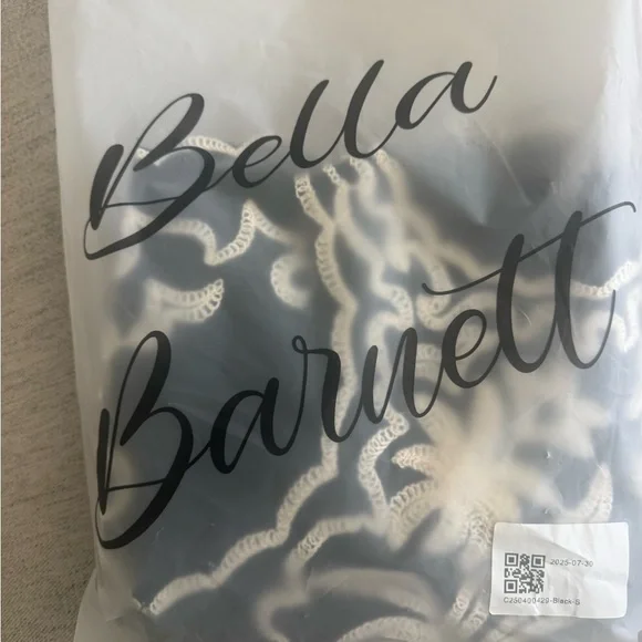 Bella Barnett Chic Black Dress with Cream Embroidery. STUNNING! - Picture 12 of 12